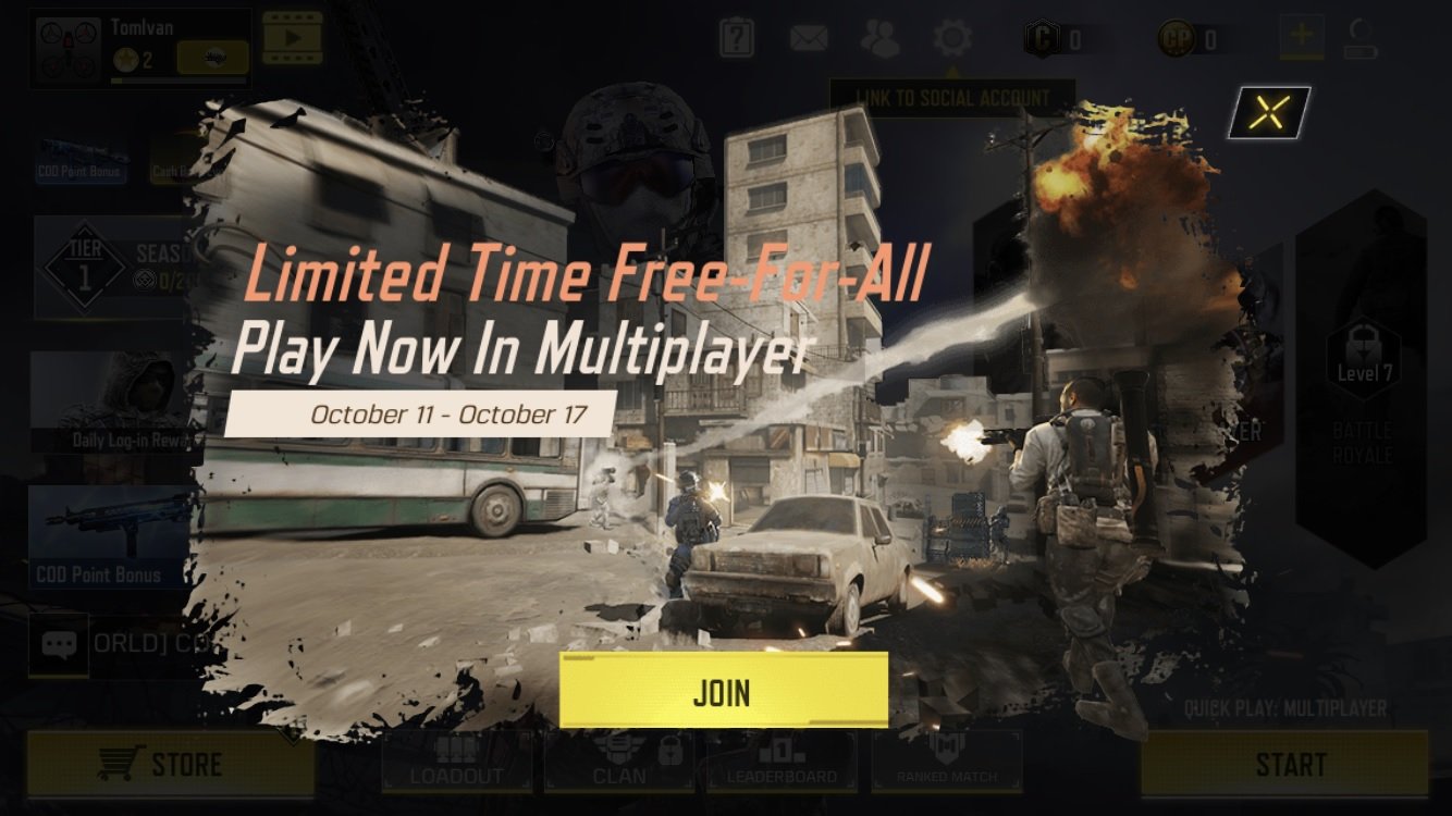 Call of Duty Mobile adds free-for-all multiplayer mode